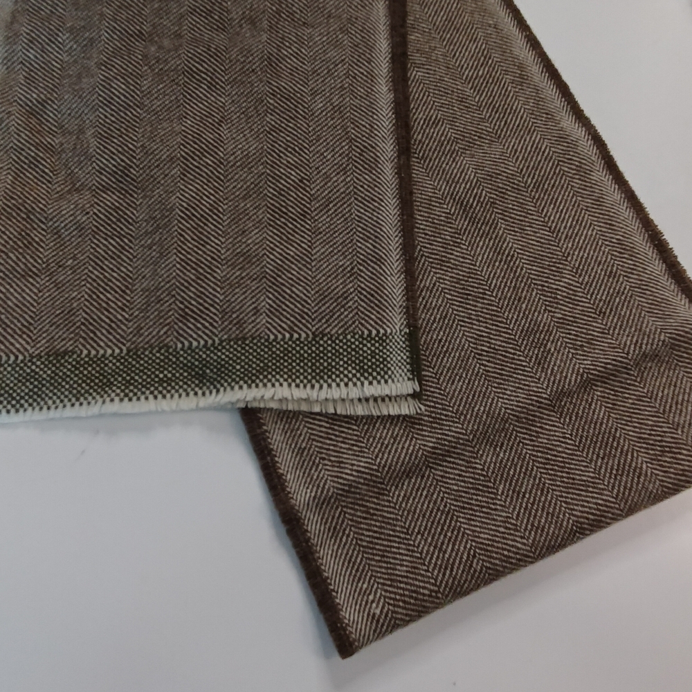 Faribault Woolen Mill Elegant Herringbone Scarf